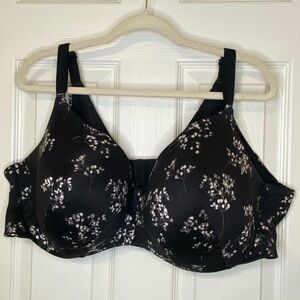 Lane Bryant lightly lined balconette, back smoother bra.